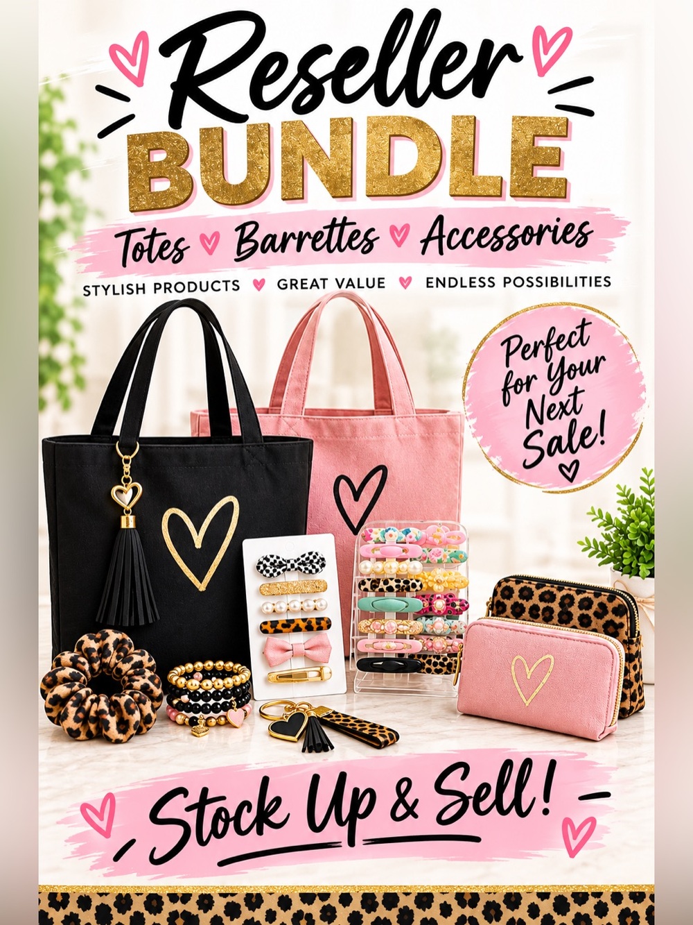 Reseller GWP Bundle Tote, Accessory & Quilted Wallet